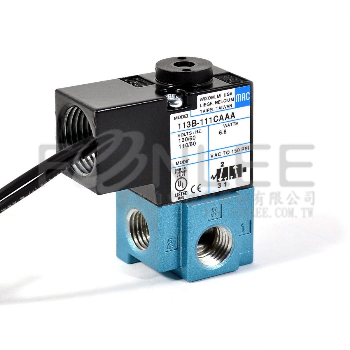 MAC 電磁閥(插頭型) 130B-111JA 110V