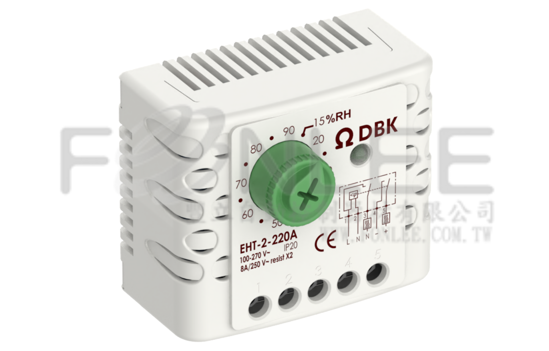 DBK EHT-2-220A 濕度開關 20-95%