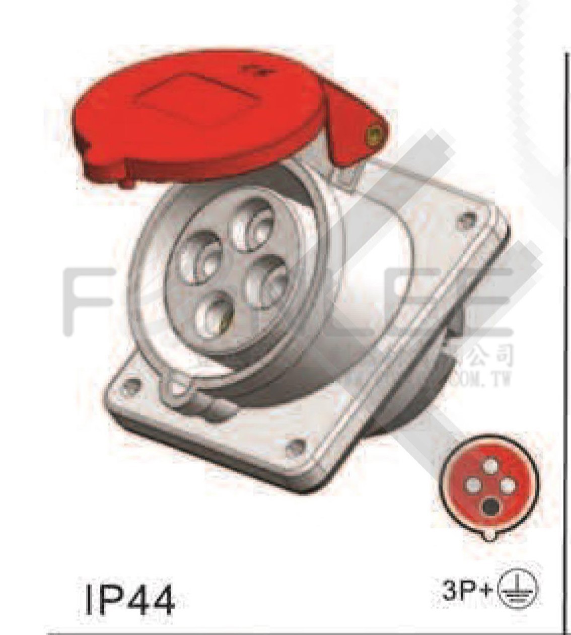 HAZEMEYER C425-6H 3P+E+N 32A/440插座