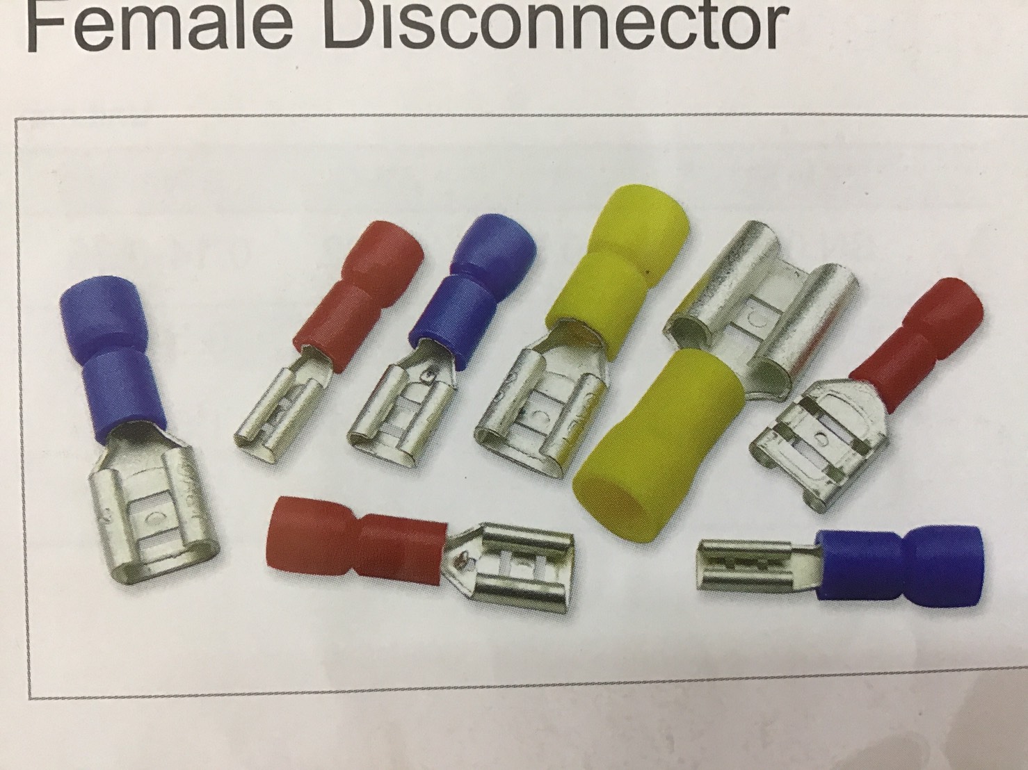 .旗型端子附絕緣 FLDNY1-250A  100P/包