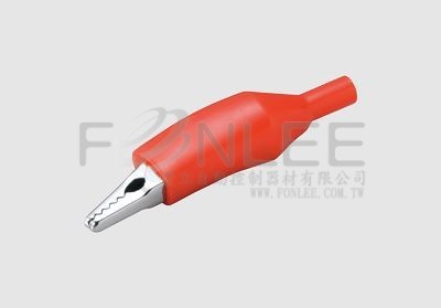 KSS AC-2(紅)鱷魚夾L=42 3A  100PCS/包