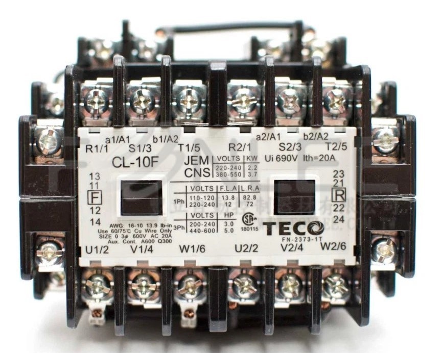 東元可逆式接觸器 CL-10F    415V/50HZ