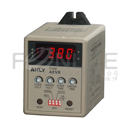 ANLY AEVR-3EHL 3Ø3W OV+UV A160-300V