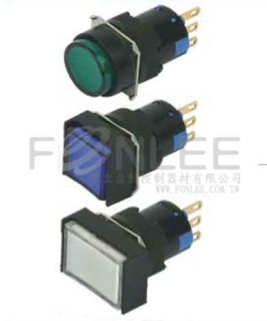 KB1-K331Y 16&Oslash;交替式長形按鈕(Y) 無燈