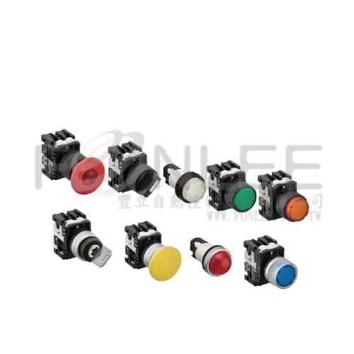 富士25ØAR22F5L-10E4Y 照光PB(Y) 24V