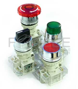 天得22Ø圓形凸照 (Y)220V T2ILR-1C