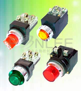 天得30Ø鎢絲押扣(G)24V  TIBN-307G-1C