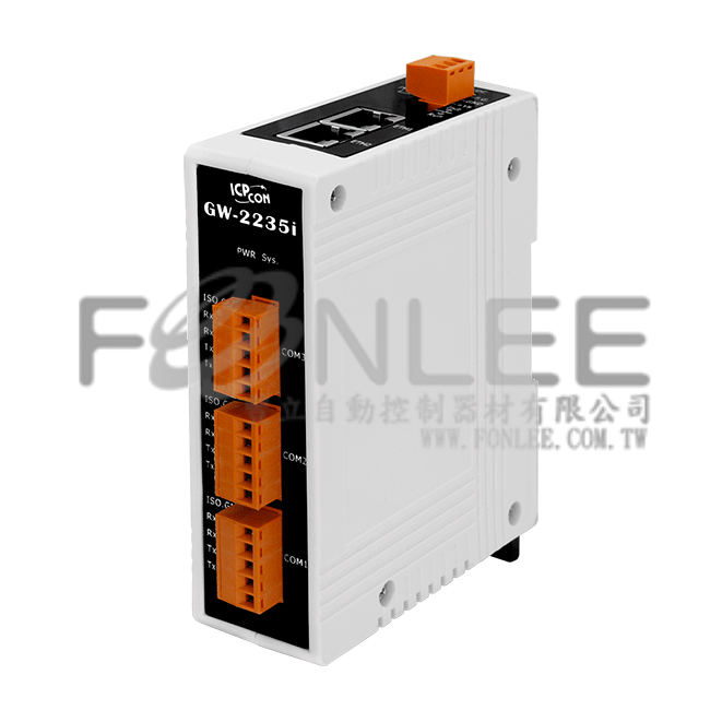 -*** ICP Modbus 閘道器    GW-2000i