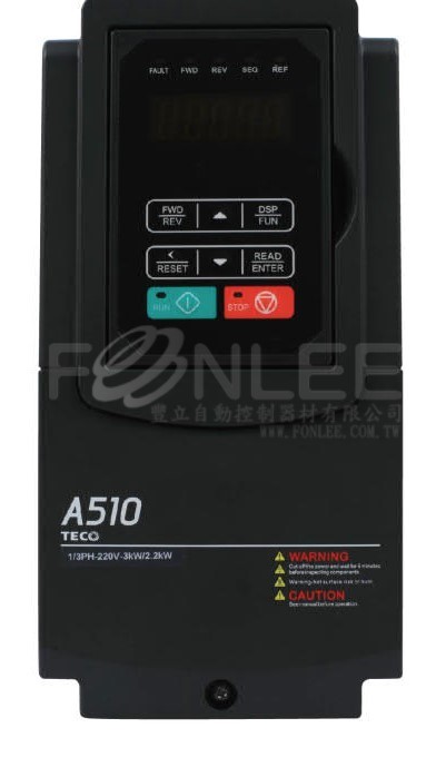 東元變頻器 JNA510-2001-SE 1HP   220V