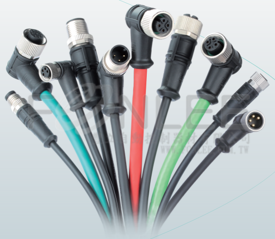 --*M12 PCB式圓型連接器